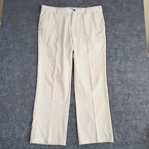 Adidas Pants Mens 40x32 Golf Ultimate365 Beige Khaki Stretch Performance Trouser
